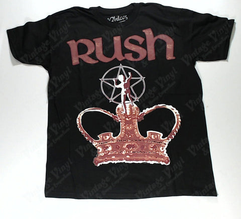 Rush - Star Man Red Crown And Logo Shirt