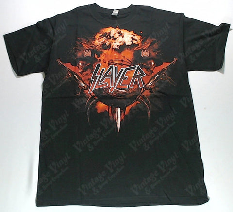 Slayer - Explosion With Soldiers And Guns Shirt