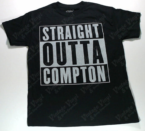 Straight Outta Compton - Black And White Logo Shirt