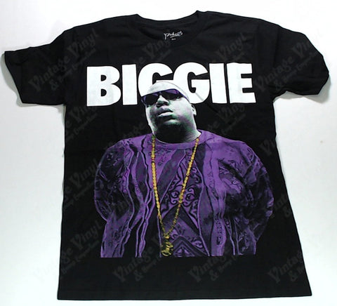 Notorious B.I.G. - Purple Biggie With Bling Shirt