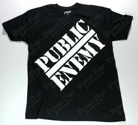 Public Enemy - White Logo And Crosshairs Shirt