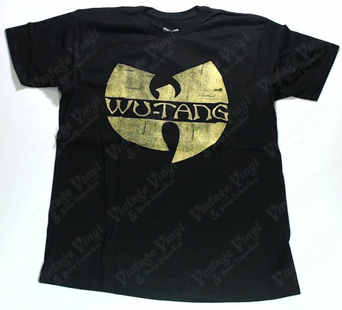 Wu-Tang Clan - Yellow W Logo Distressed Print Shirt