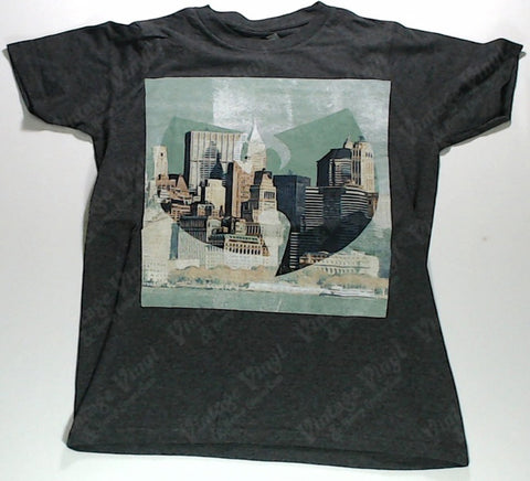 Wu-Tang Clan - Skyline W Logo Silhouette Grey Shirt