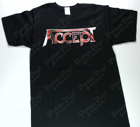 Accept - Red and White Logo Shirt