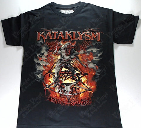 Kataklysm - Two Faced Demon Over Flames Shirt
