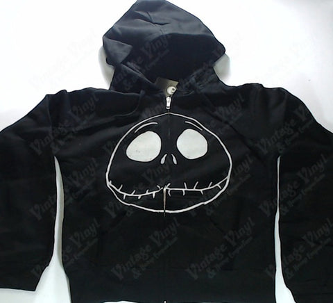 Nightmare Before Christmas, The - Skull Outline Women's Zip-Up Hoodie