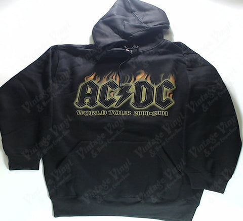 AC/DC - Flaming Logo World Tour Hoodie