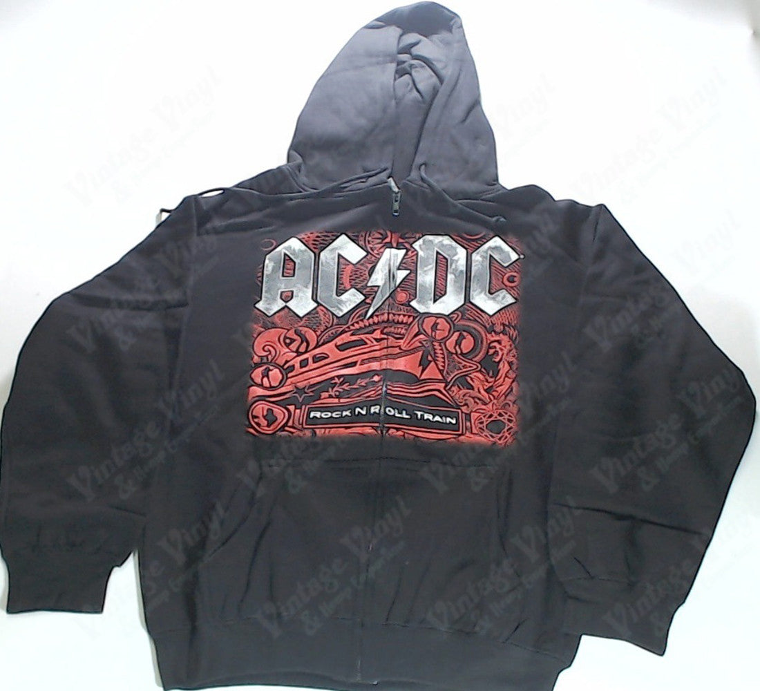 Ac dc zip up hoodie on sale