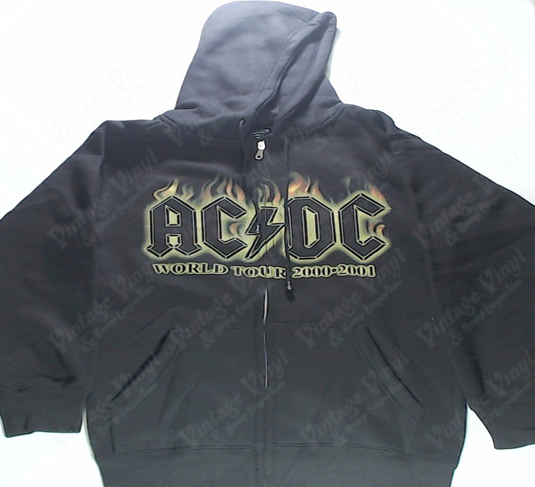 Ac dc zip up hoodie hotsell