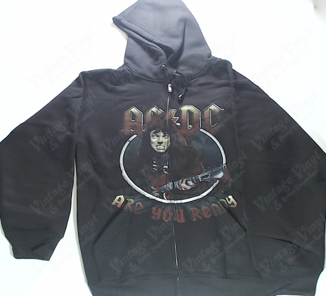 Ac dc hot sale zip up hoodie