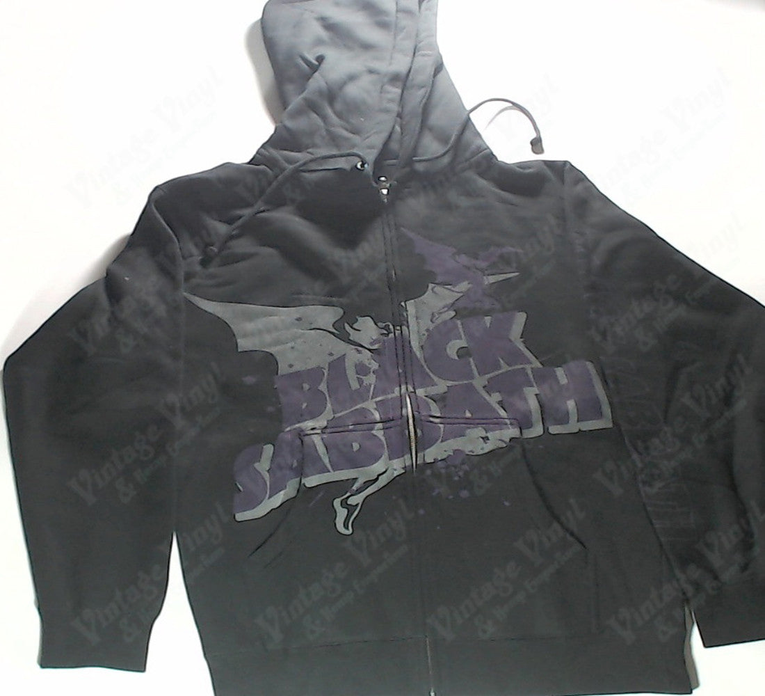 Black Sabbath Winged Logo Zip Up Hoodie