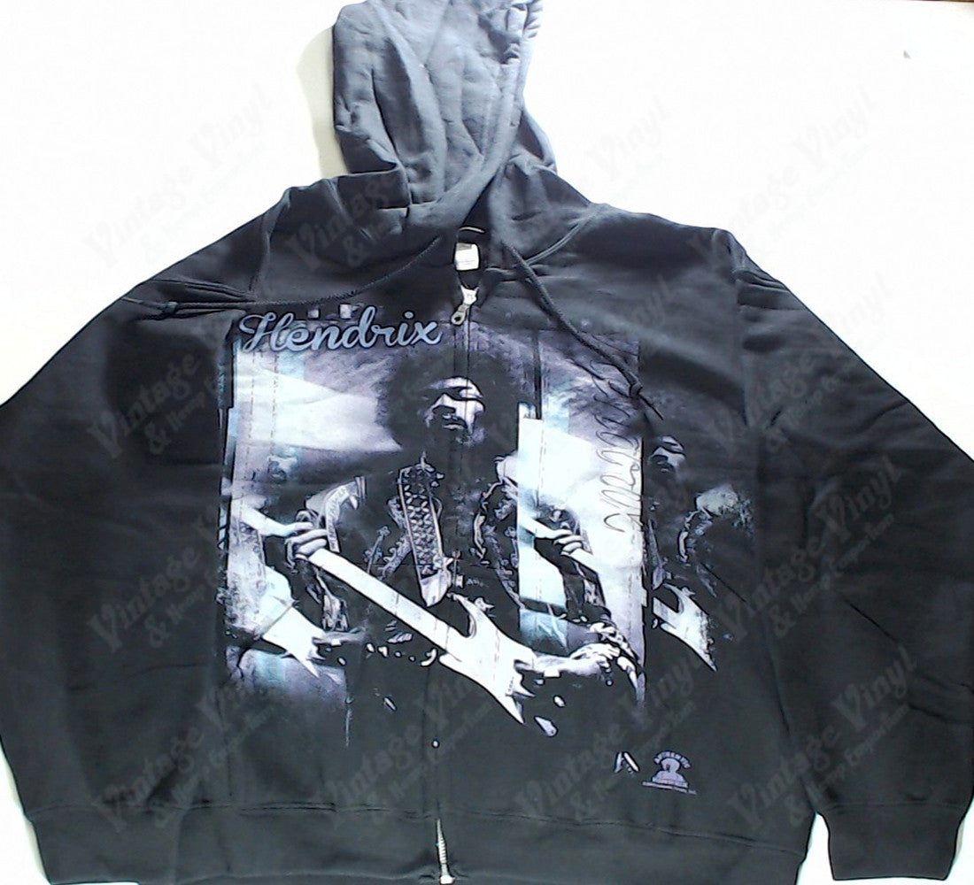 Guitar zip up hoodie top
