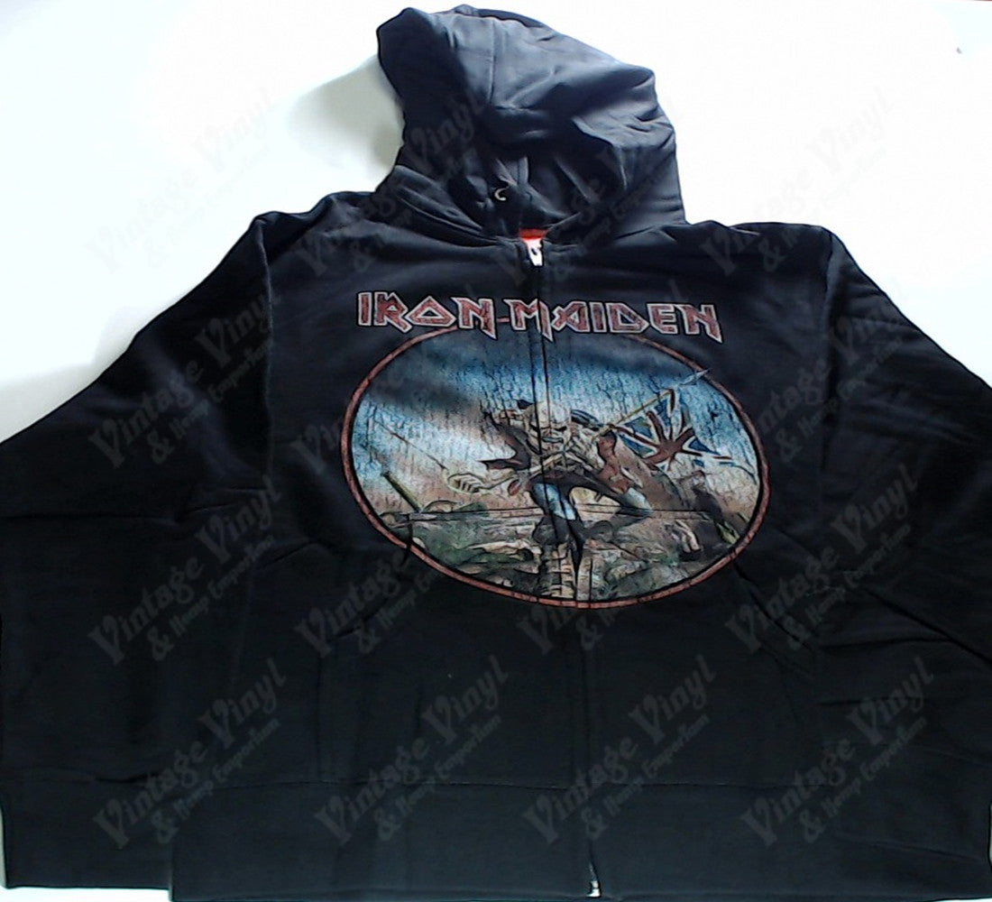 Iron maiden clearance zipper hoodie