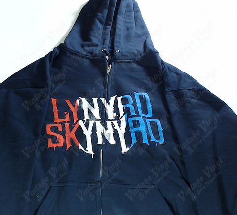 Lynyrd Skynyrd - Red, White And Blue Logo Zip-Up Hoodie