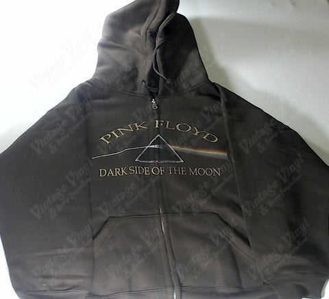 Pink Floyd - Dark Side Of The Moon Brown Zip-Up Hoodie