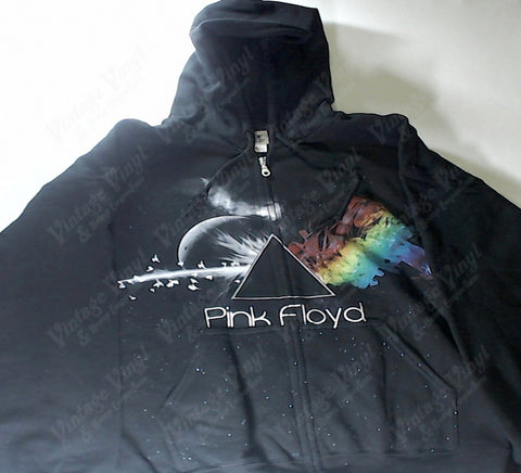 Pink Floyd - Dark Side Light Flakes Into Colour Ribbons Zip-Up Hoodie