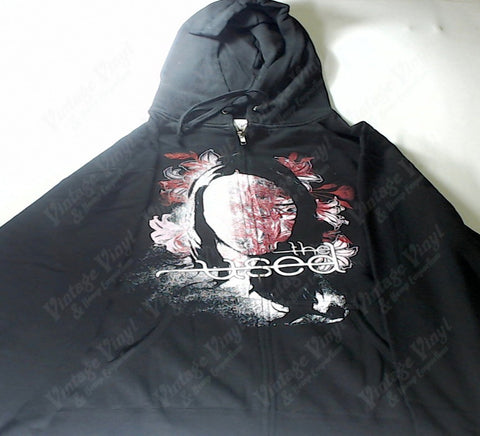 Used, The - Faceless Woman Floral Zip-Up Hoodie