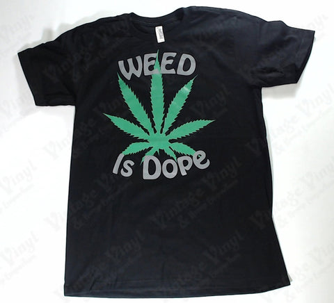 Weed Is Dope - Weed Leaf Black Novelty Shirt