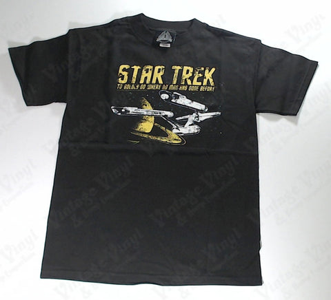 Star Trek - To Boldly Go Where No Man Has Gone Before Enterprise Shirt