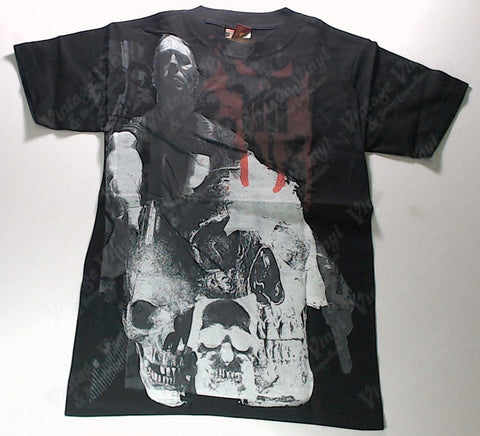 Punisher - Frank Castle And Skulls All-Over Print Shirt
