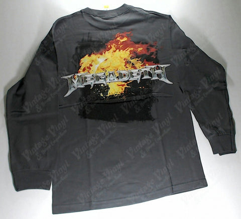 Megadeth - Machine Man Grey Long Sleeve Shirt