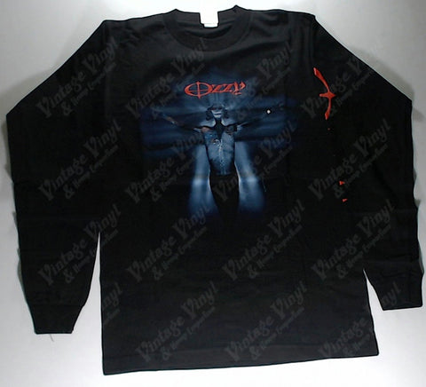 Ozzy - Crucified Blue Being Long Sleeve Shirt