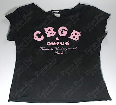 CBGB - Pink Logo Girlie Shirt