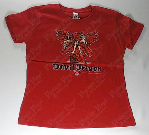 DevilDriver - Demon Eating People Red Girlie Shirt