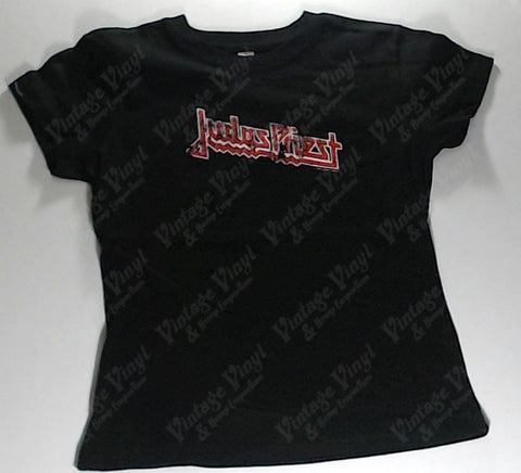 Judas Priest - Red Logo Girlie Shirt