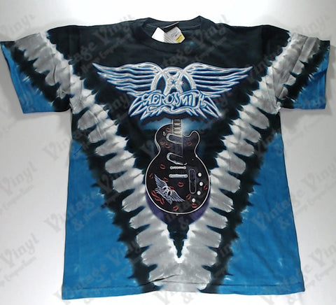 Aerosmith - Blue Guitar Liquid Blue Shirt