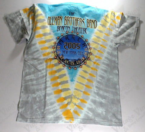Allman Brothers Band - Winged Peach Liquid Blue Shirt