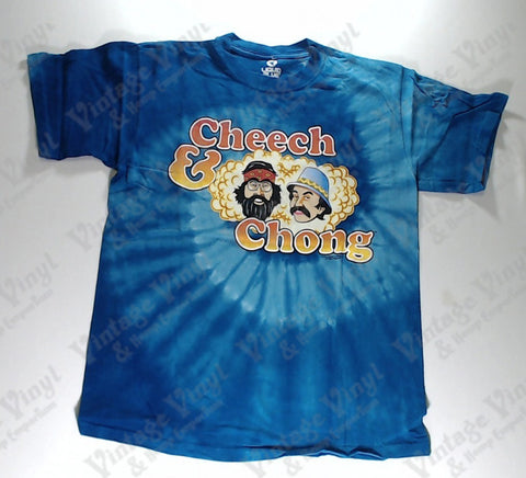 Cheech & Chong - Heads In Cloud Blue Liquid Blue Shirt