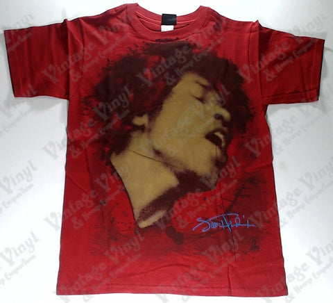 Hendrix, Jimi - Red Electric Ladyland Jimi Liquid Blue Shirt