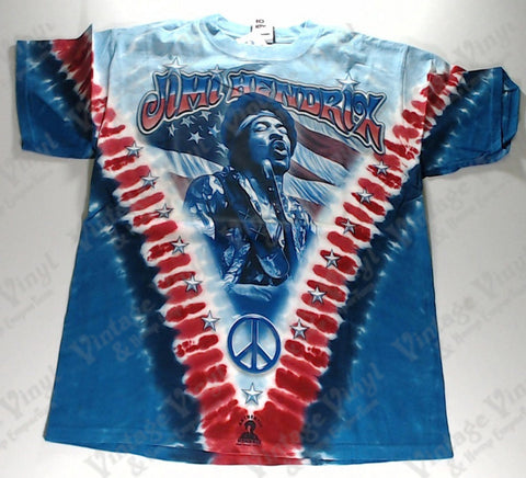 Hendrix, Jimi - American V  Liquid Blue Shirt