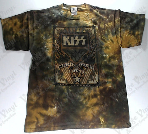 Kiss - Kiss Army Detroit Rock City 1976 Liquid Blue Shirt