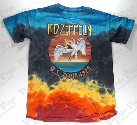 Led Zeppelin - U.S. Tour 1975 Angel Liquid Blue Shirt