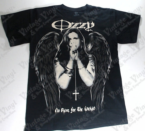 Ozzy - No Rest For The Wicked Angel Liquid Blue Shirt