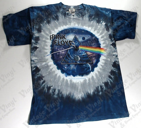 Pink Floyd - Dark Side Black Hole Prism Circle Liquid Blue Shirt