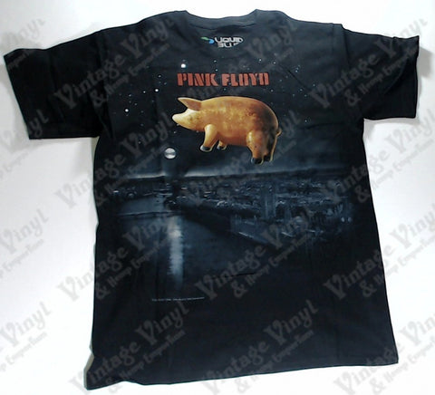 Pink Floyd - Animals Pig Over London Liquid Blue Shirt
