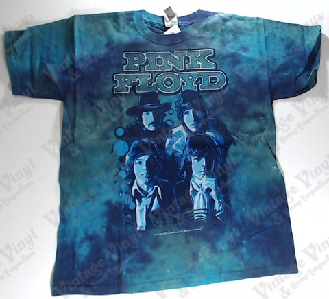 Pink Floyd - Band Photo Blue And Green Liquid Blue Shirt