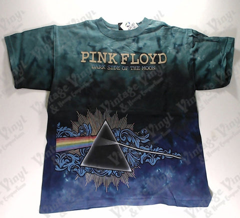Pink Floyd - Dark Side Fancy Prism Bottom Layered Liquid Blue Shirt