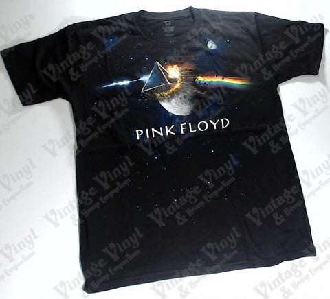 Pink Floyd - Dark Side Prism Smashing Planet Liquid Blue Shirt