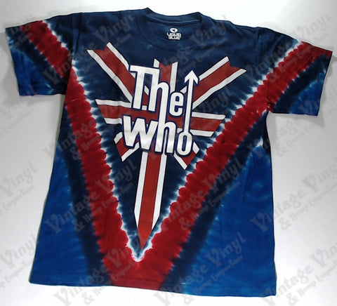 Who, The - Union Jack Long Live Rock V Liquid Blue Shirt