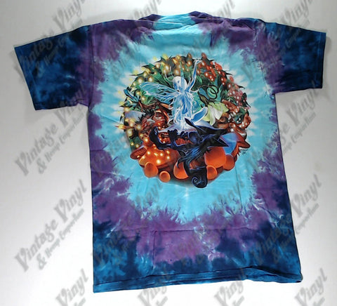 Fantasy - Fairy And Mushroom Gnome Novelty Liquid Blue Shirt