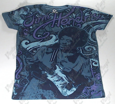Hendrix, Jimi - Blue Guitar Liquid Blue Girlie Shirt
