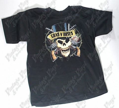 Guns N' Roses - Skull Hat Boys Youth Shirt