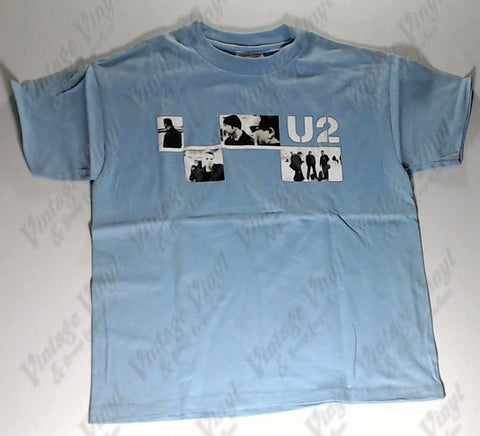 U2 - Four Panels Band Blue Boys Youth Shirt