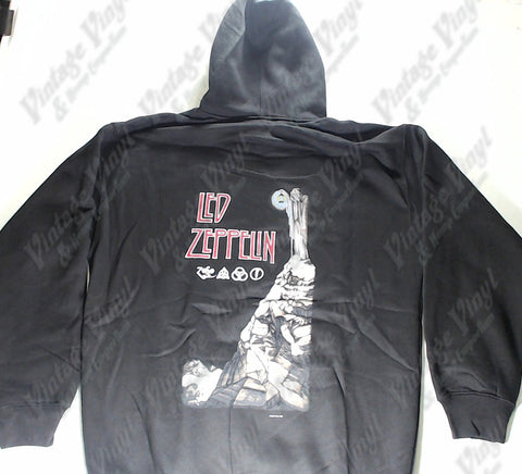 Led Zeppelin - Hermit With Red Logo Hoodie