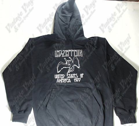 Led Zeppelin - USA 1977 Angel Hoodie