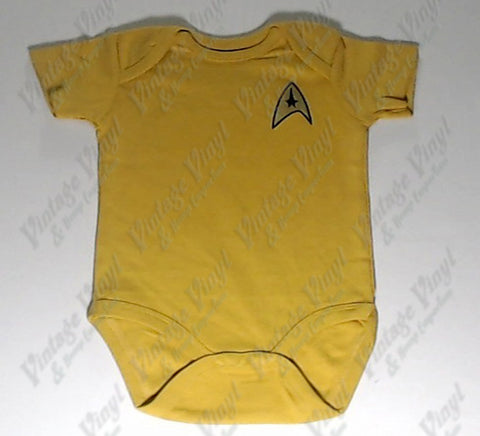Star Trek - Command and Helm Officer Yellow Baby Onesie